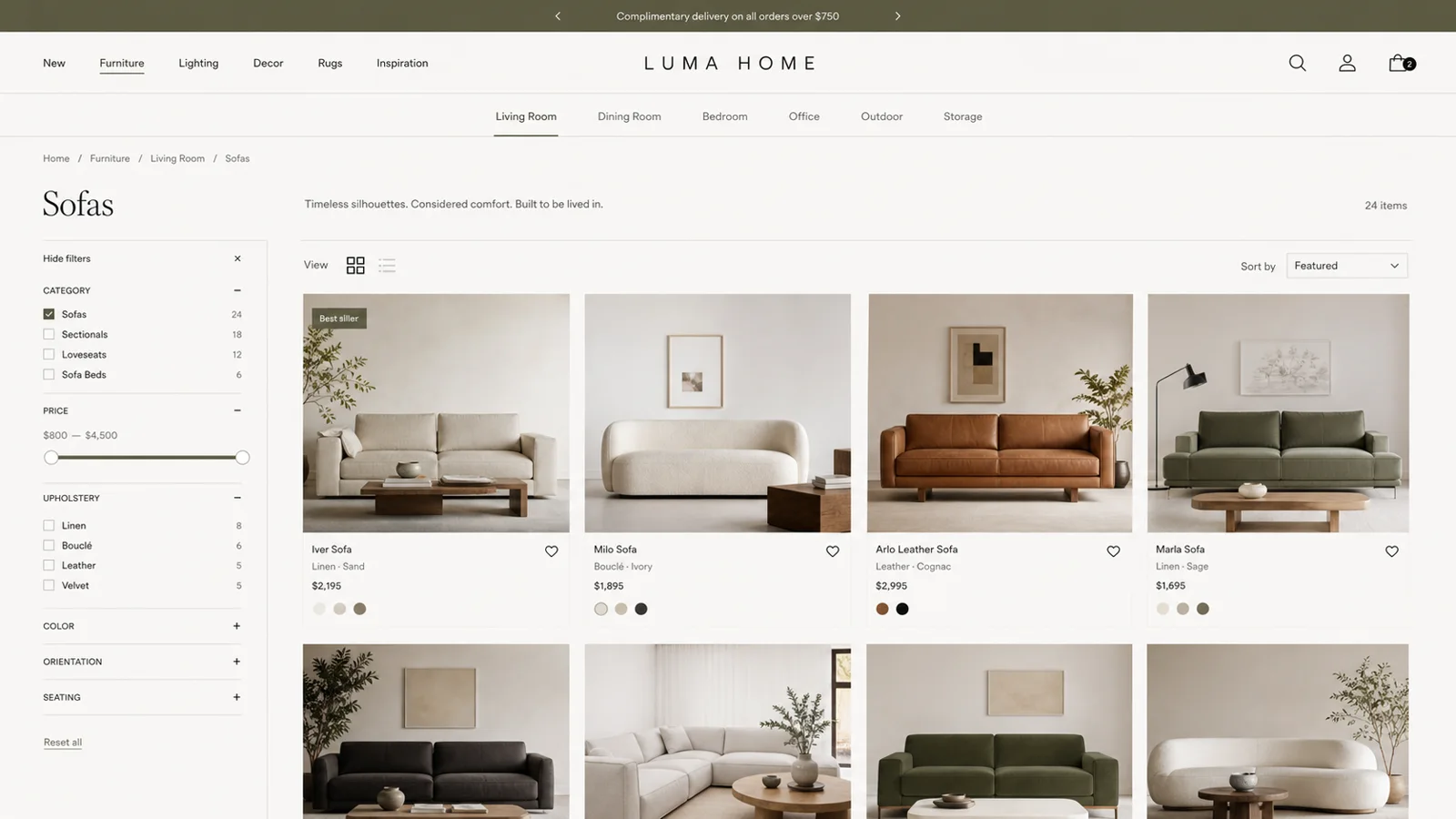 NOVA demo web temas noktası